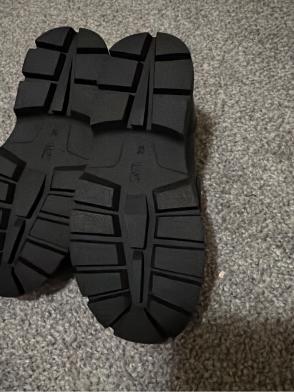 Zara Black Studded Kids Loafers - Picture 3 of 3